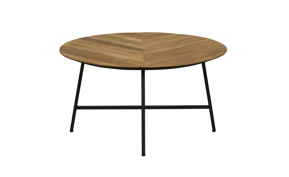 Brixton Reclaimed Teak Round Coffee Table