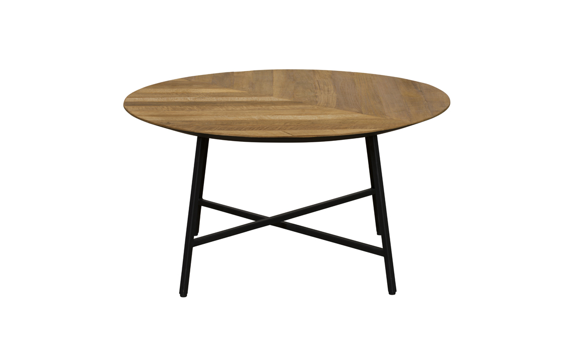 Brixton Reclaimed Teak Round Coffee Table