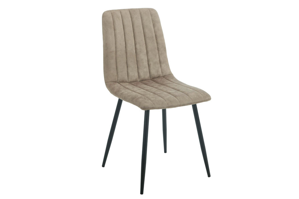 Lucca Upholstered Dining Chair - Mink PU Leather