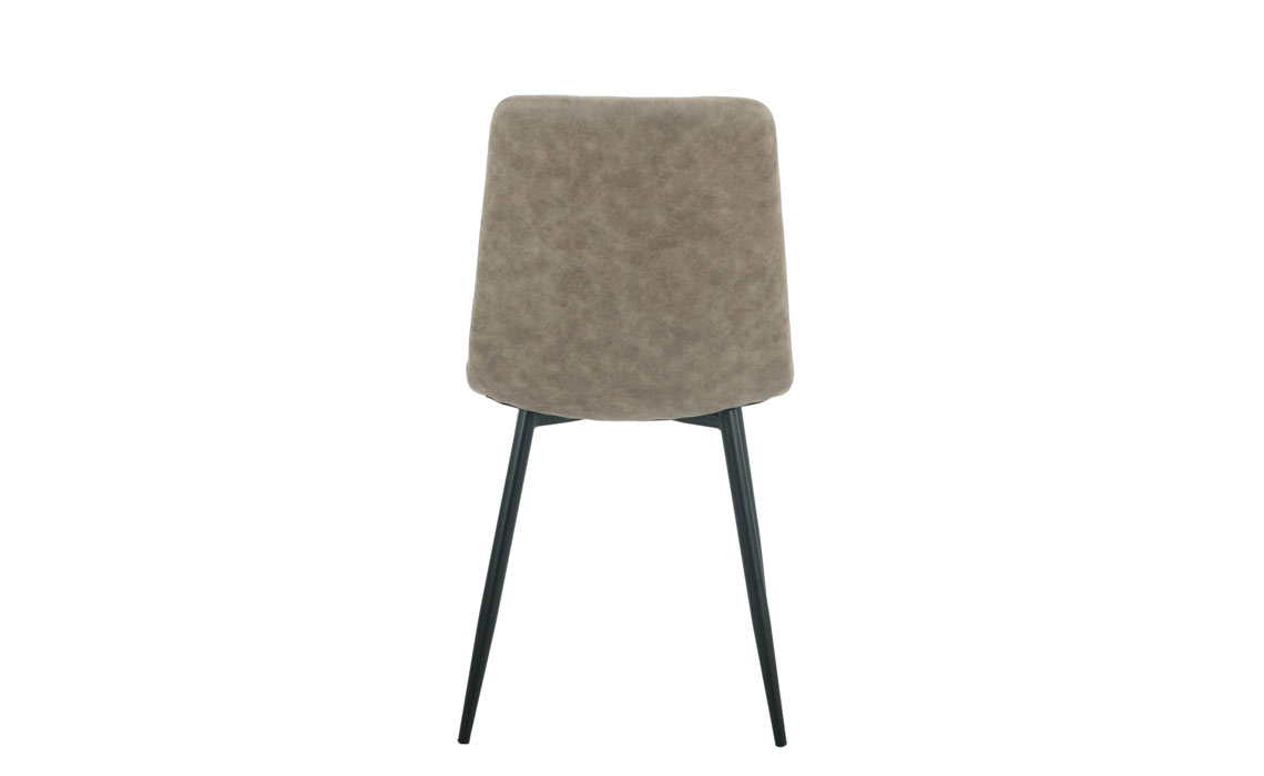 Lucca Upholstered Dining Chair - Mink PU Leather