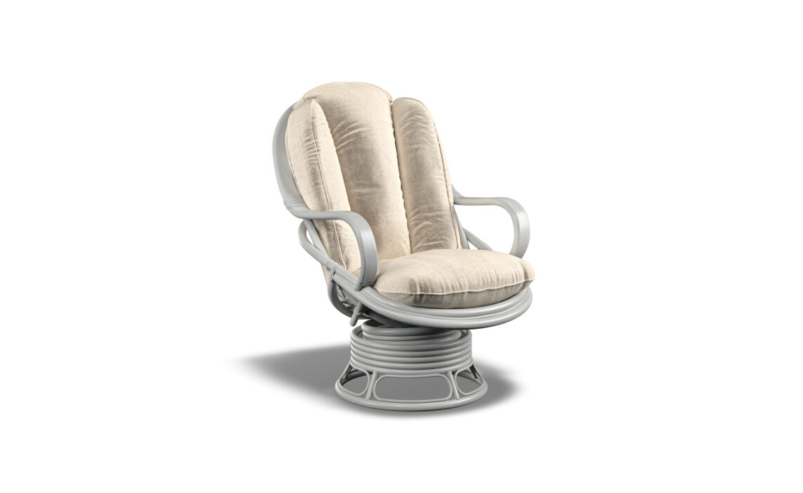 Heathfield Grey Swivel Rocking Chair
