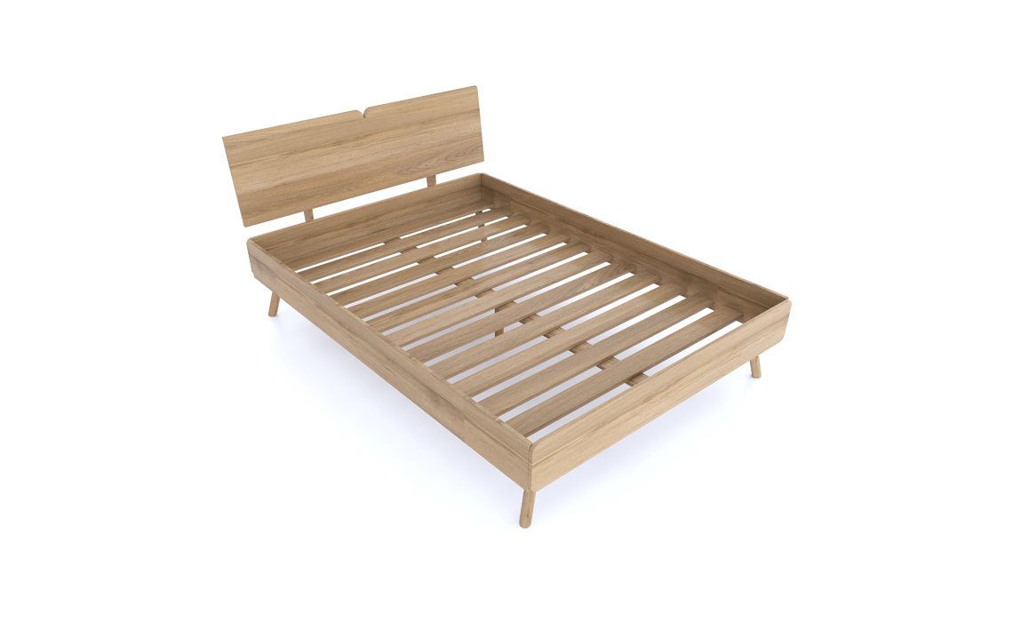 Argo Solid Oak 4ft6 Double Bed