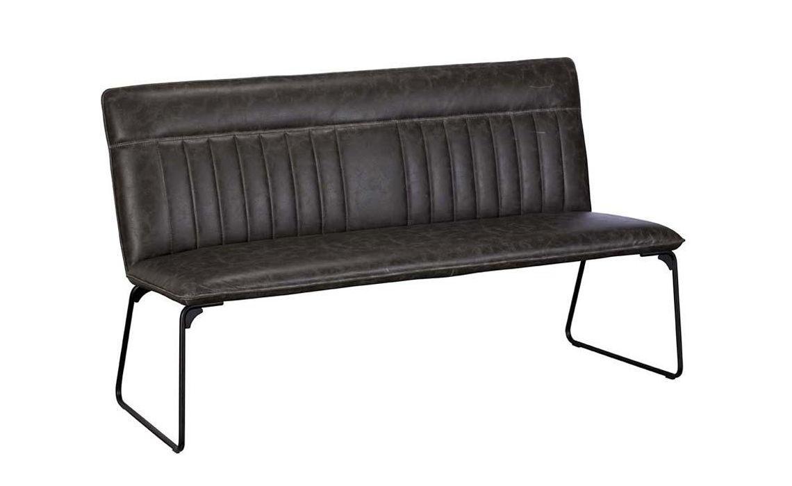 Cooper Upholstered Bench Grey