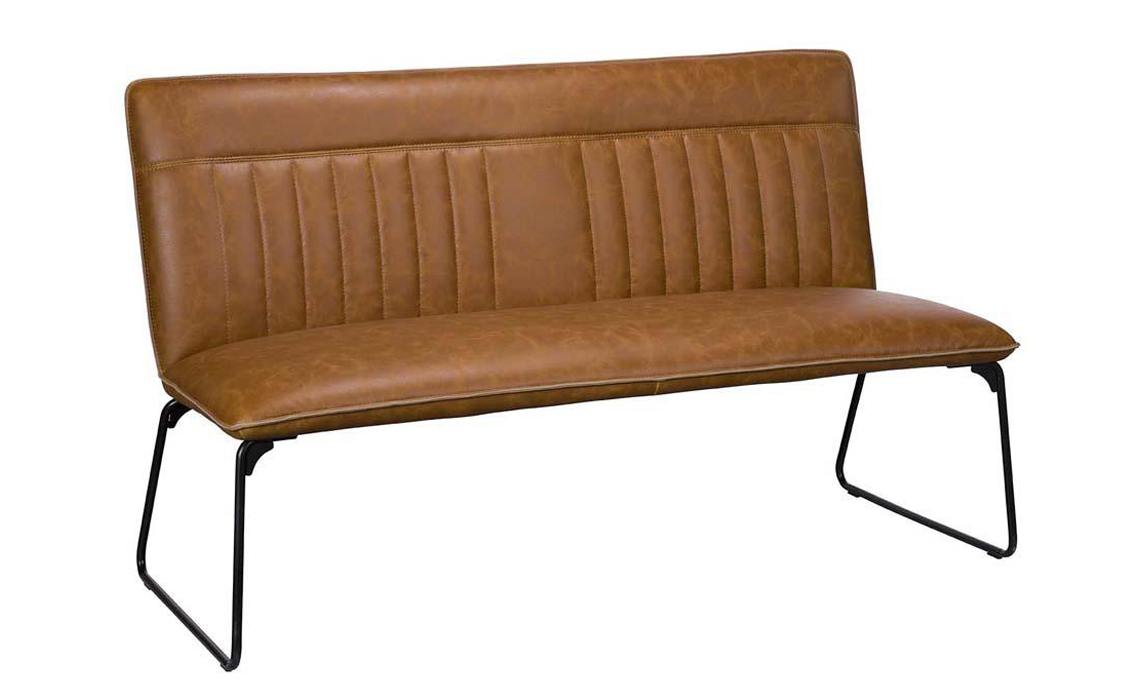 Cooper Upholstered Bench Tan