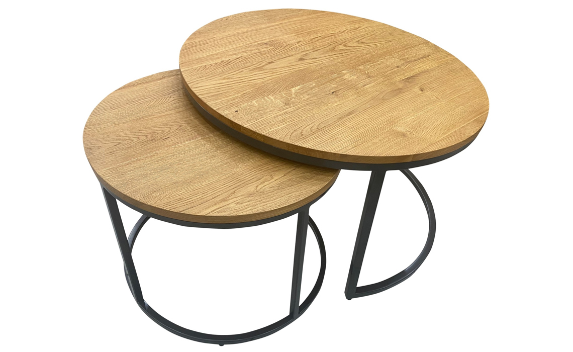 Native Round Nesting Coffee Tables