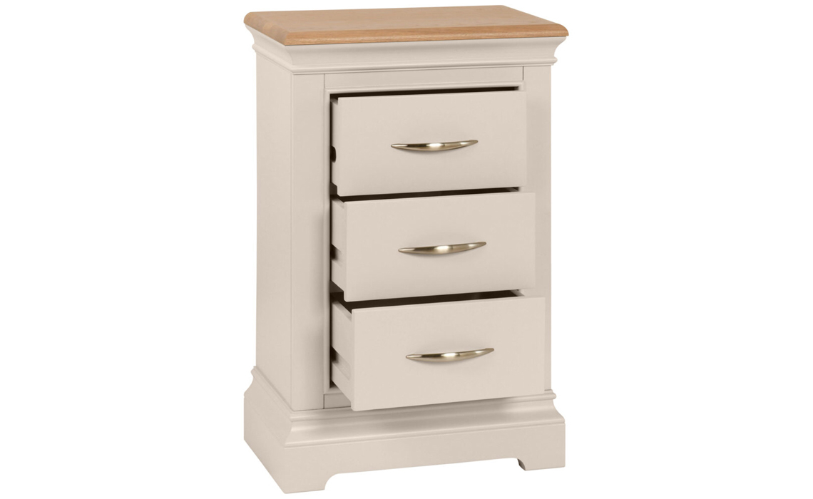 Felicity Painted 3 Drawer Bedside