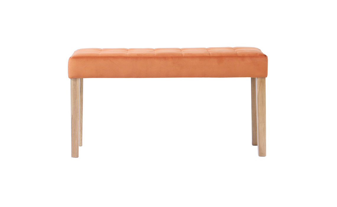 Melbourne Upholstered 90cm Bench in Sunset