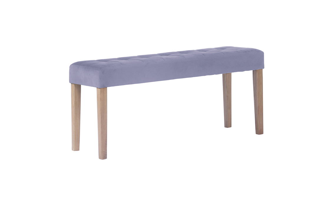 Melbourne Upholstered 104cm Bench in Graphite