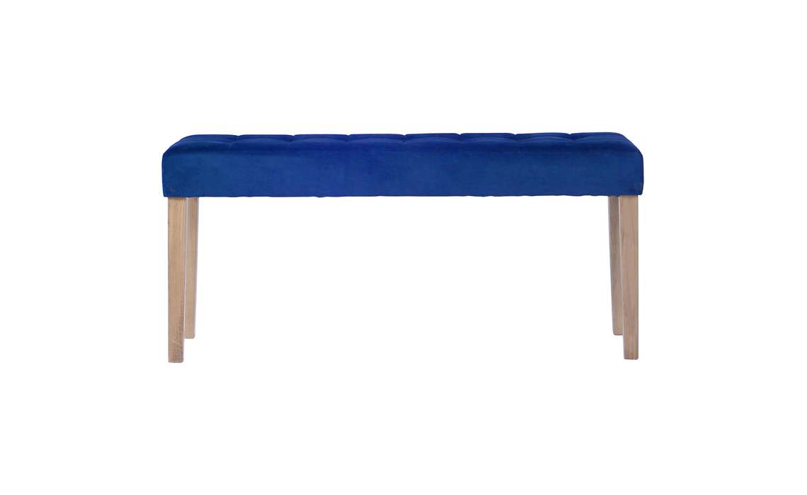 Melbourne Upholstered 104cm Bench in Ocean