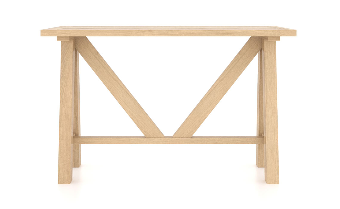 Bassano Oak Console Table 120cm