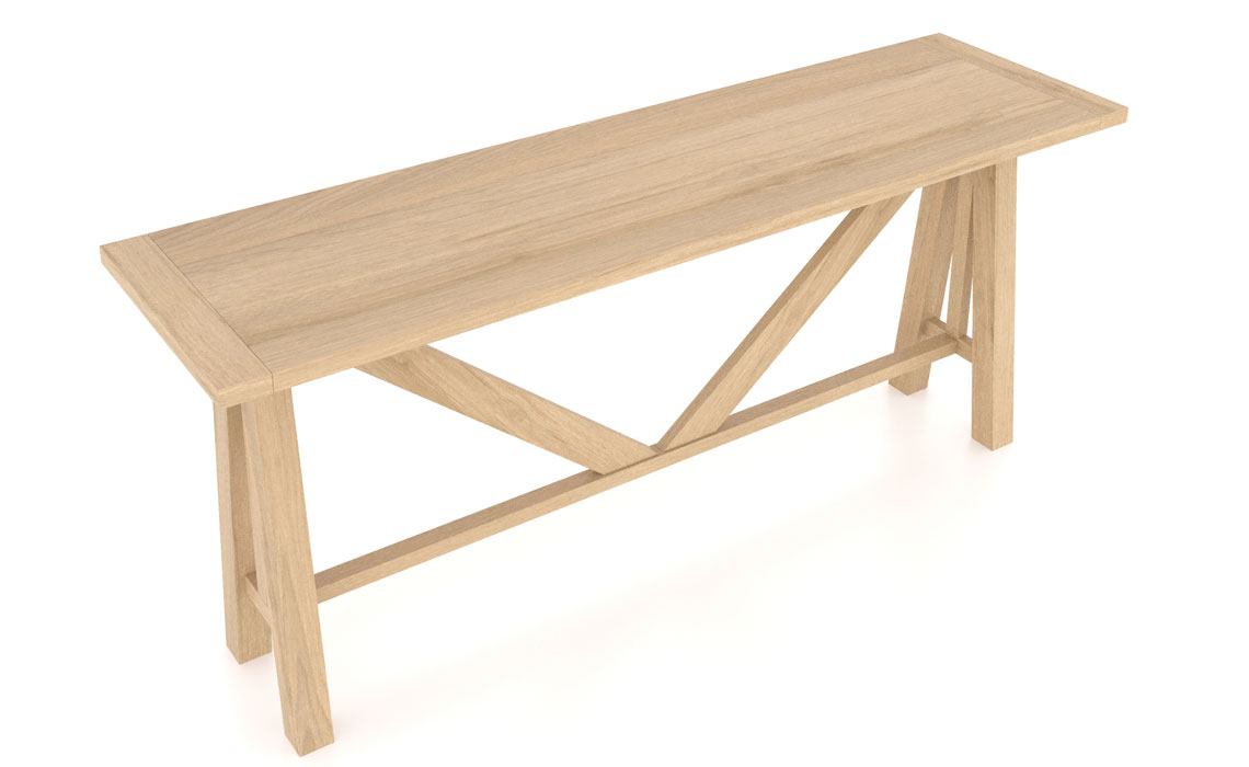 Bassano Oak Console Table 180cm