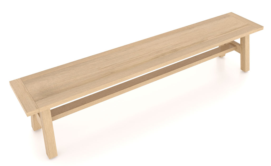 Bassano Oak 220cm Dining Bench