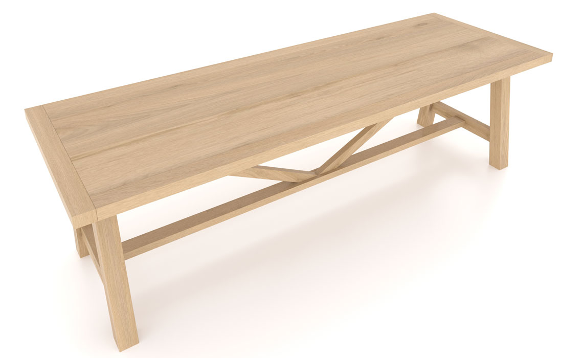 Bassano Oak 260cm Dining Table