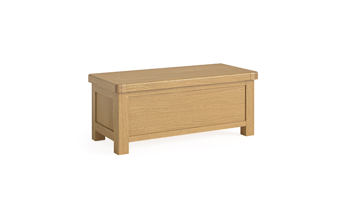 Kensington Oak Blanket Box