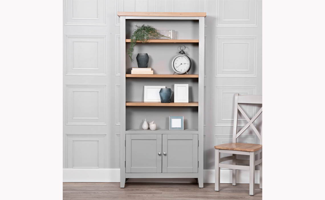 Ashley Painted Grey Large Bookcase