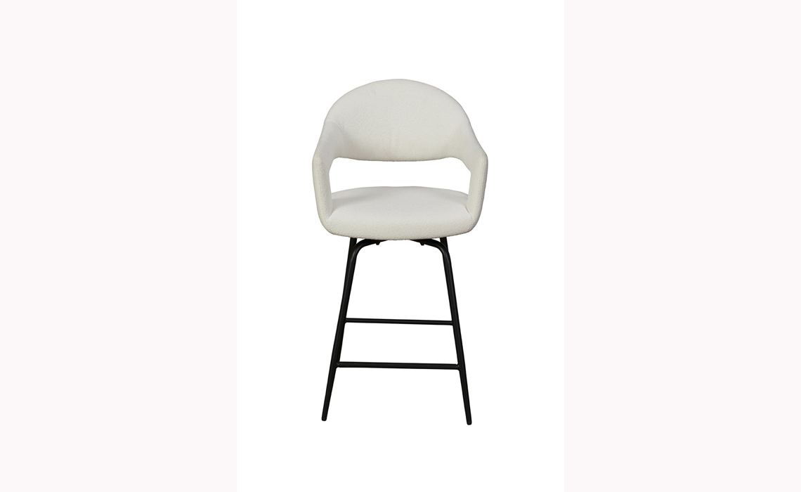 Jasmine Bar Stool - White