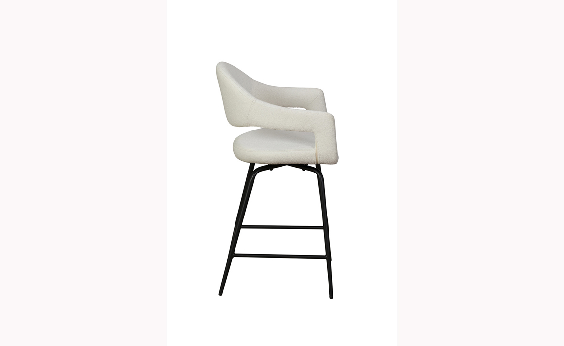 Jasmine Bar Stool - White