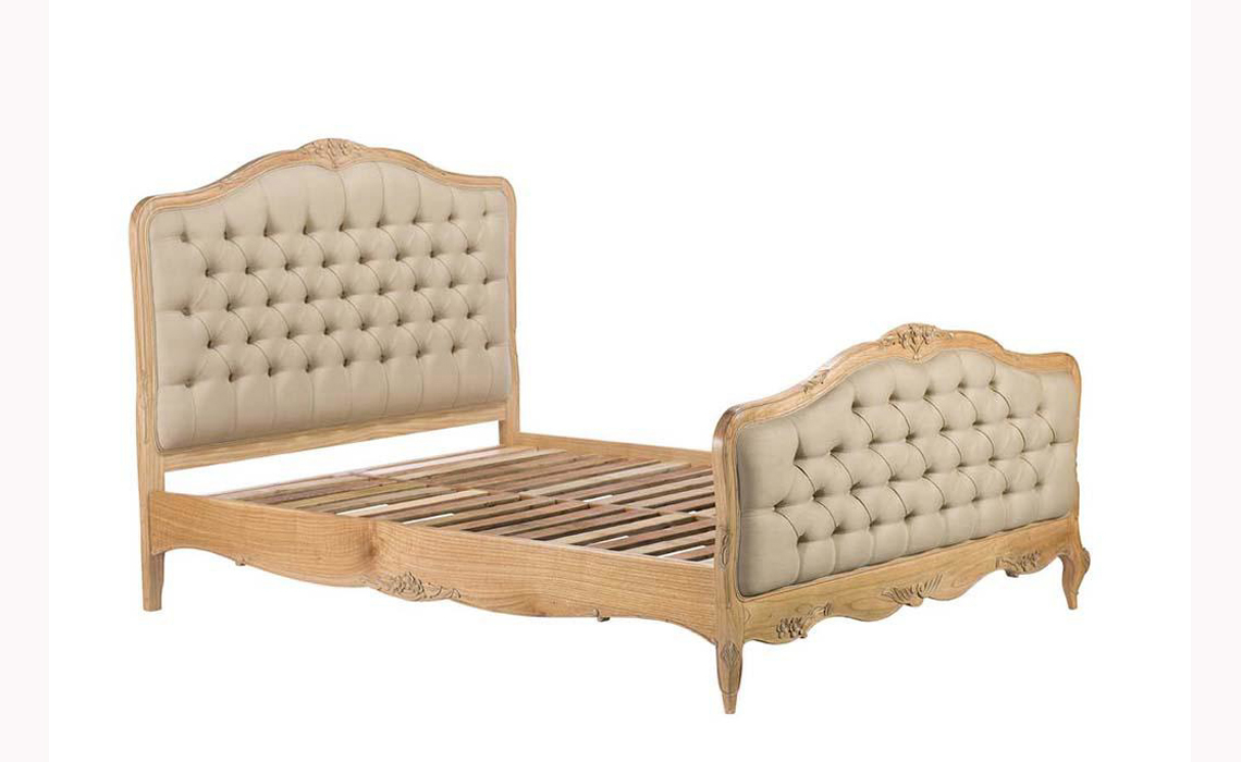 Chateau Solid Mindi 6ft Upholstered Super King Size Bed Frame