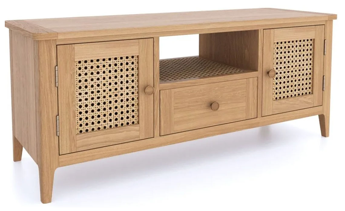 Stockholm Natural Oak Large TV Unit