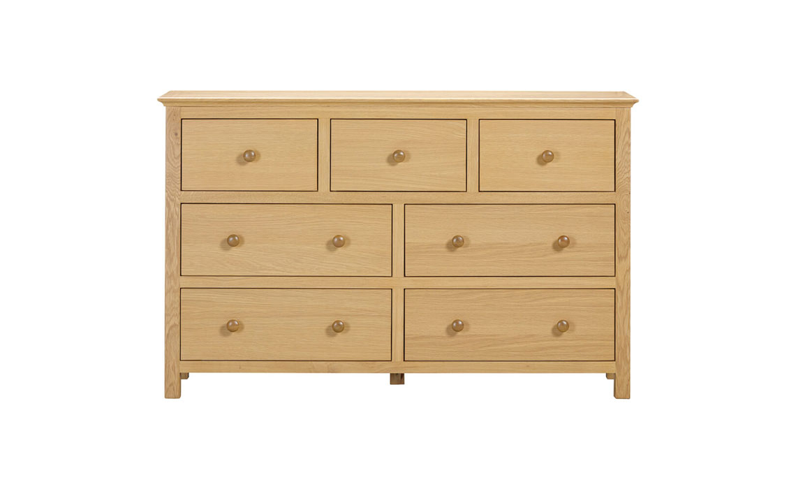 Morland Oak 3 Over 4 Chest Of Drawers