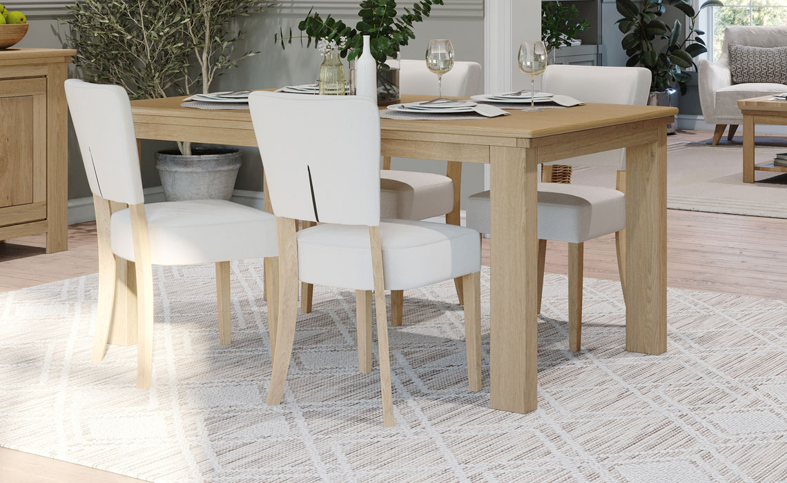 Saronno Oak 180-220cm Extending Dining Table