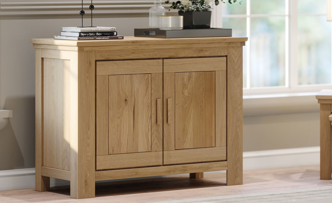 Saronno Oak 2 Door Sideboard