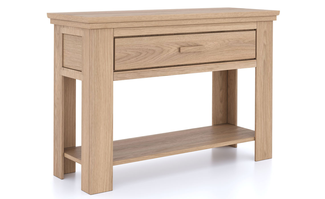 Saronno Oak Console Table