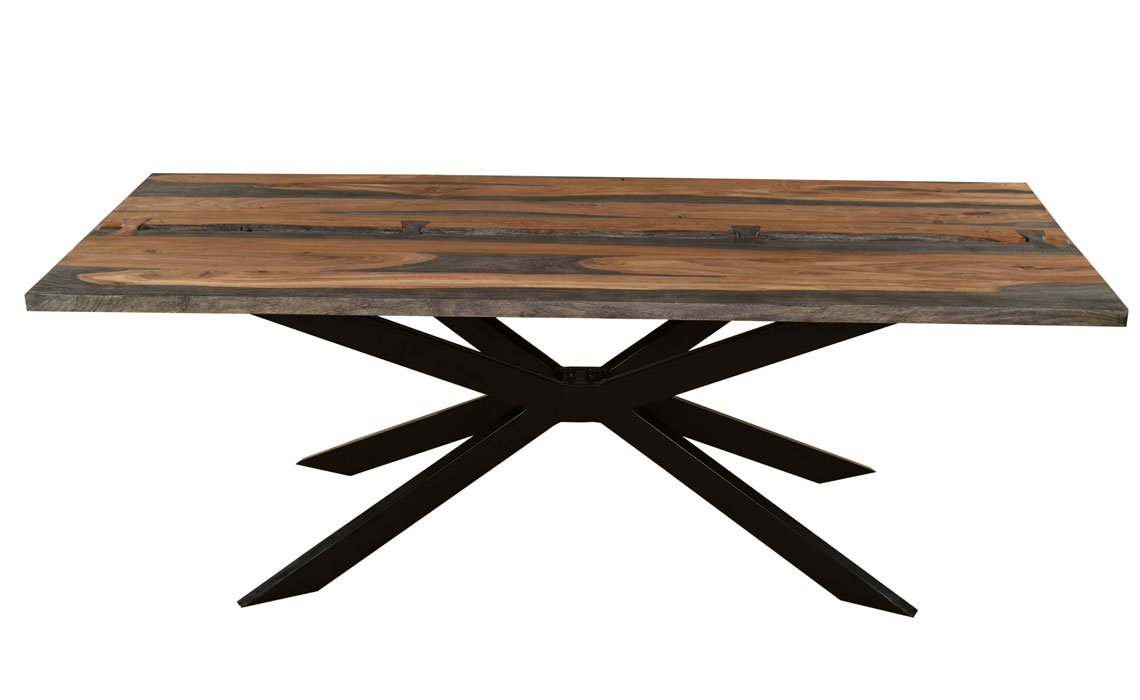 Goa Solid Sheesham Live Edge 220cm Dining Table