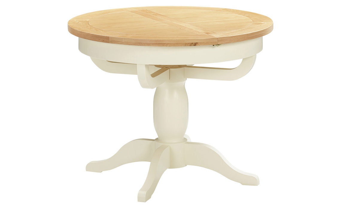 Lavenham Painted Round Extending Pedestal Table