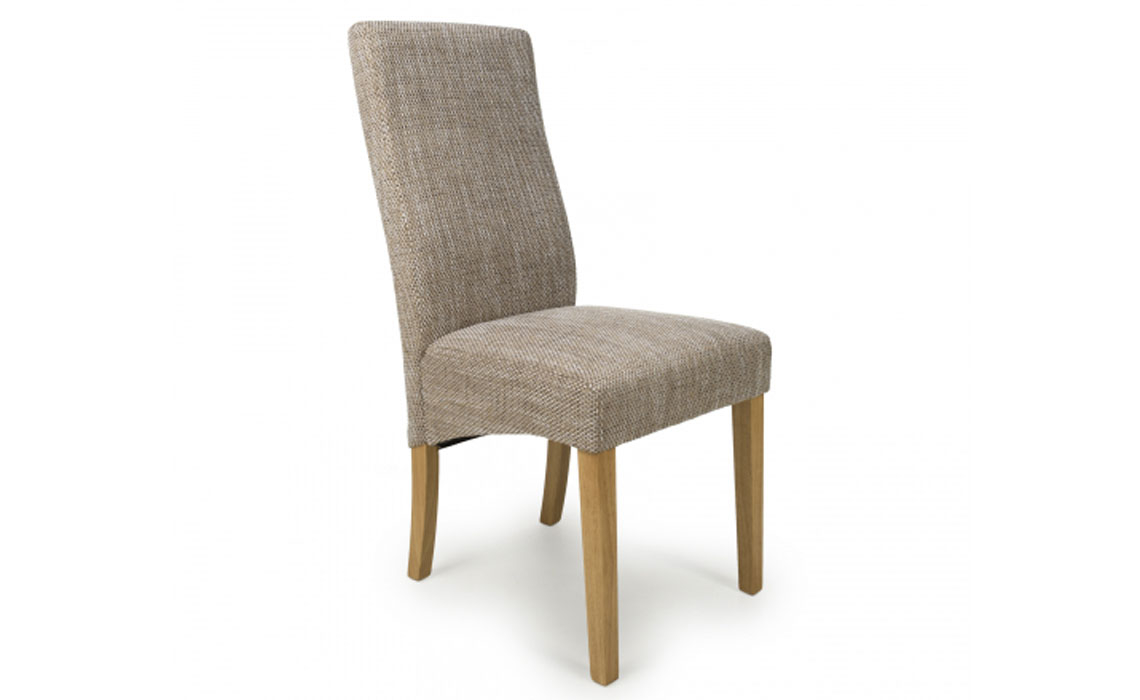 Buxton Upholstered Dining Chair - Oatmeal Tweed