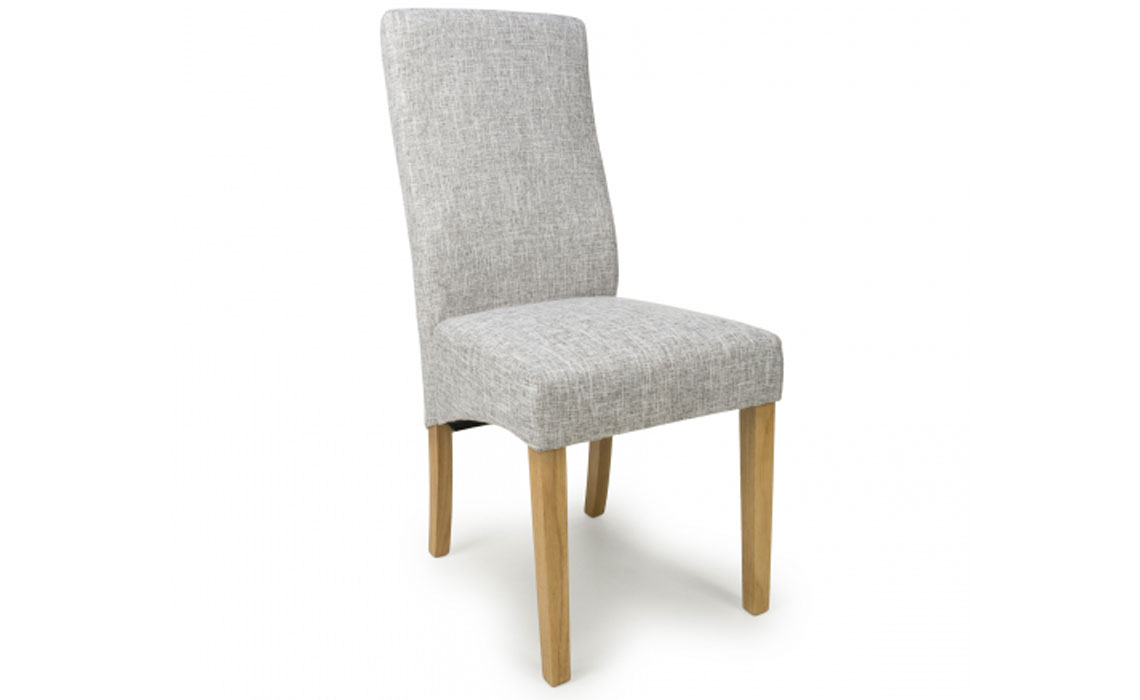 Buxton Upholstered Dining Chair - Grey Weave