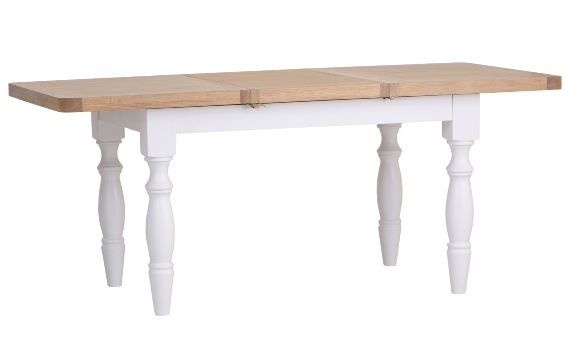 Cheshire White Painted 130-180cm Extending Table