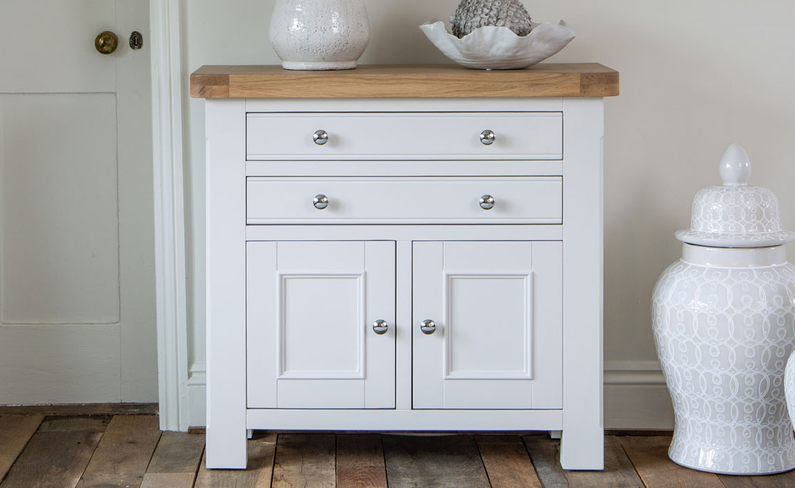 Cheshire White Painted Small Sideboard