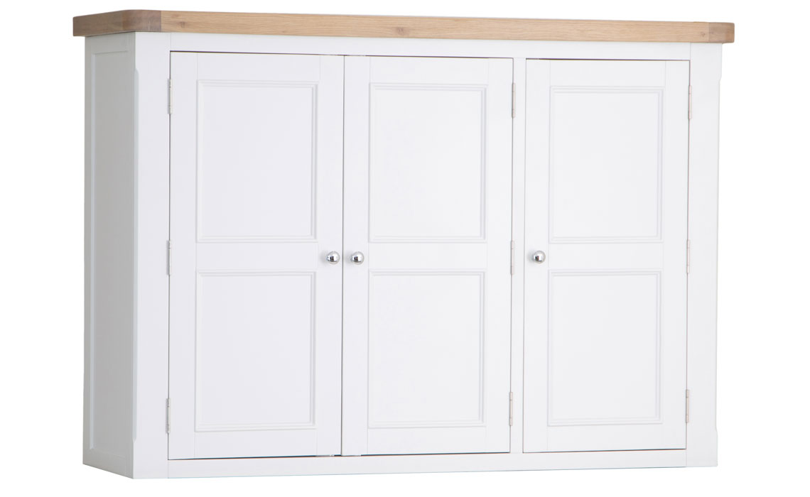 Cheshire White Painted Triple Larder Unit Top