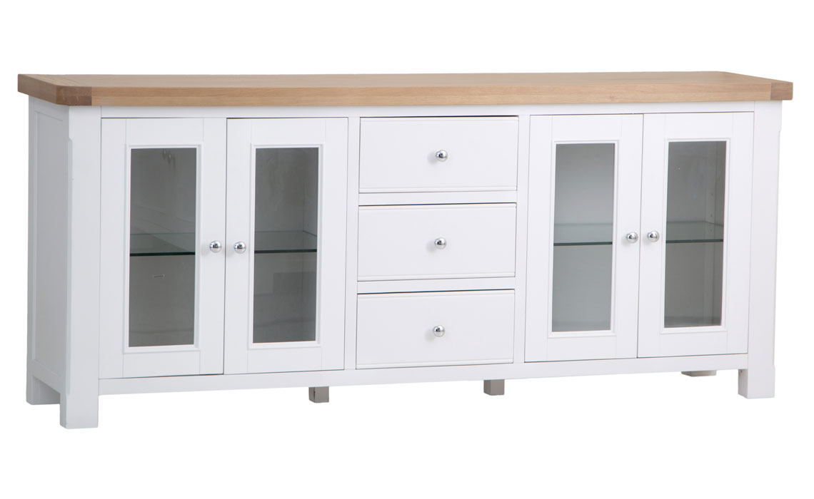 Cheshire White Painted 4 Door Sideboard