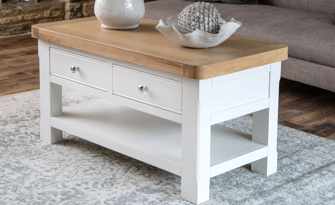 Cheshire White Painted Coffee Table