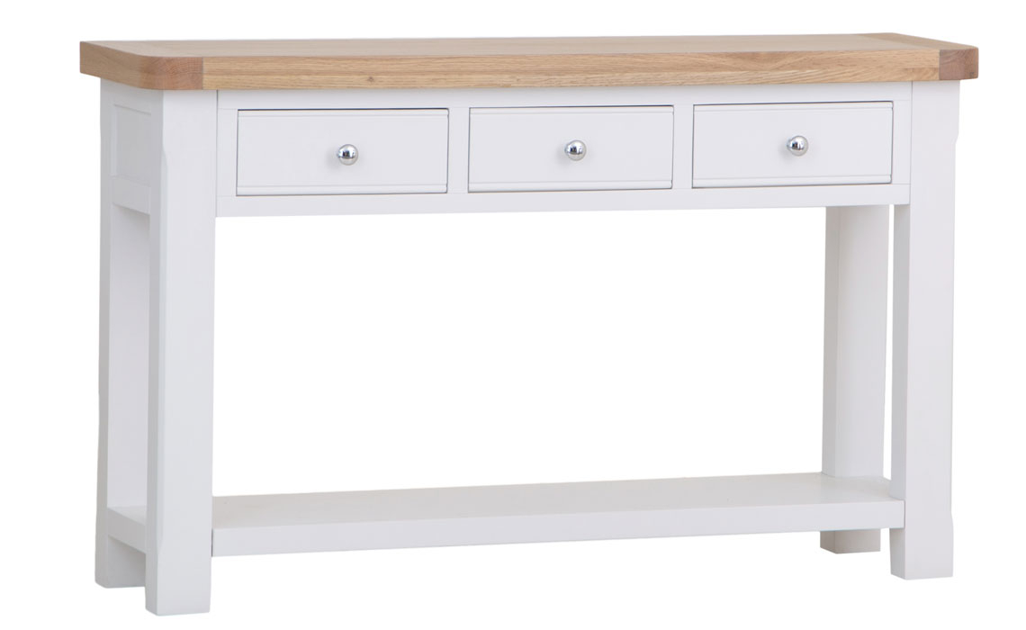 Cheshire White Painted Large Console Table