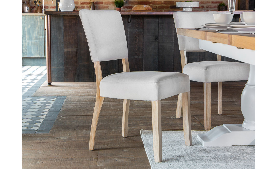 Cheshire Fabric Dining Chair - Natural