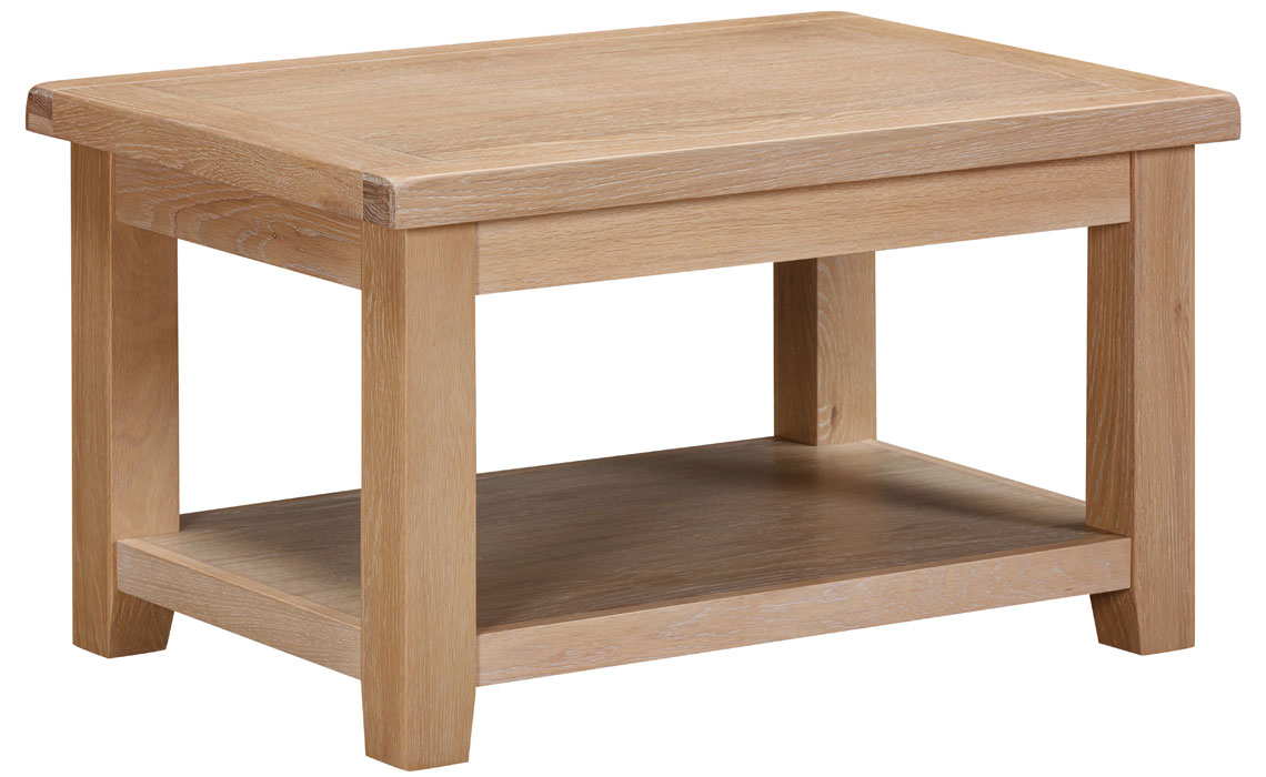 Berkley Whitewash Oak Standard Coffee Table 