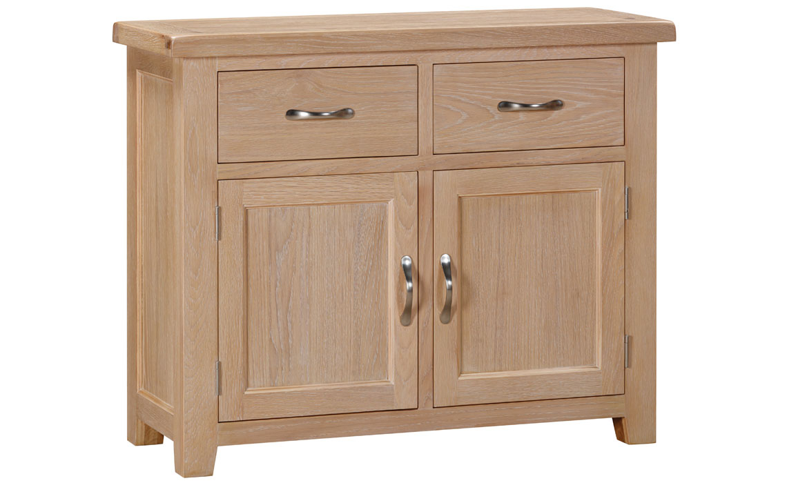 Berkley Whitewash Oak 2 Door 2 Drawer Sideboard