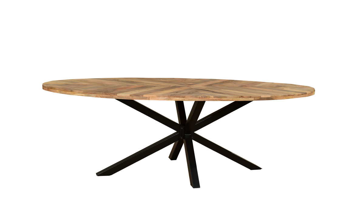 Mimoso Solid Mango 240cm Star Leg Dining Table