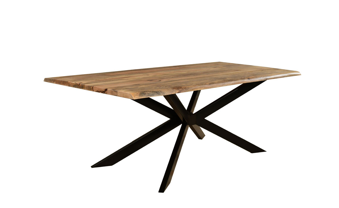 Chennai Solid Mango 220cm Star Leg Dining Table