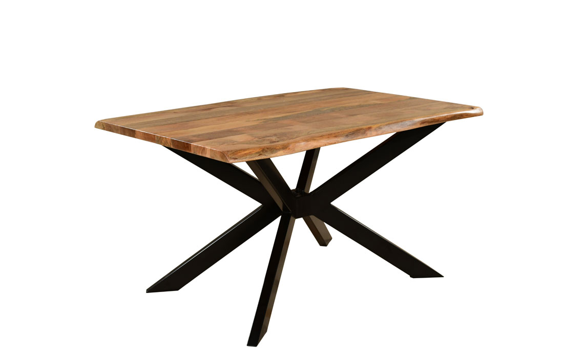 Chennai Solid Mango 135cm Star Leg Dining Table