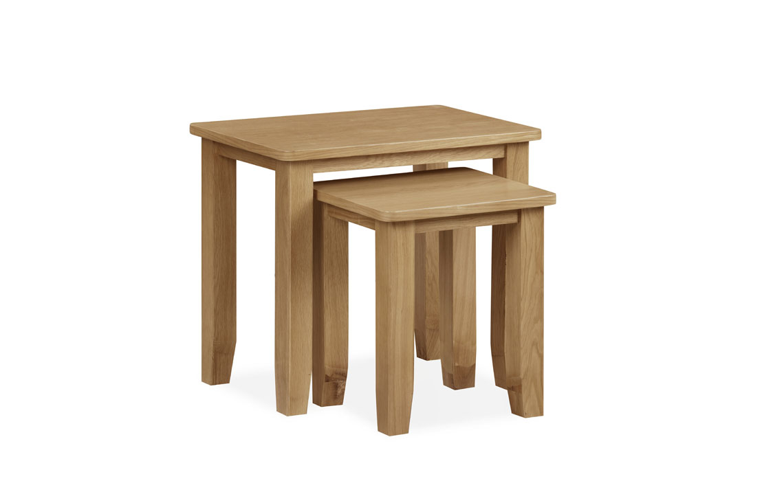 Olsen Natural Oak Nest Of 2 Tables