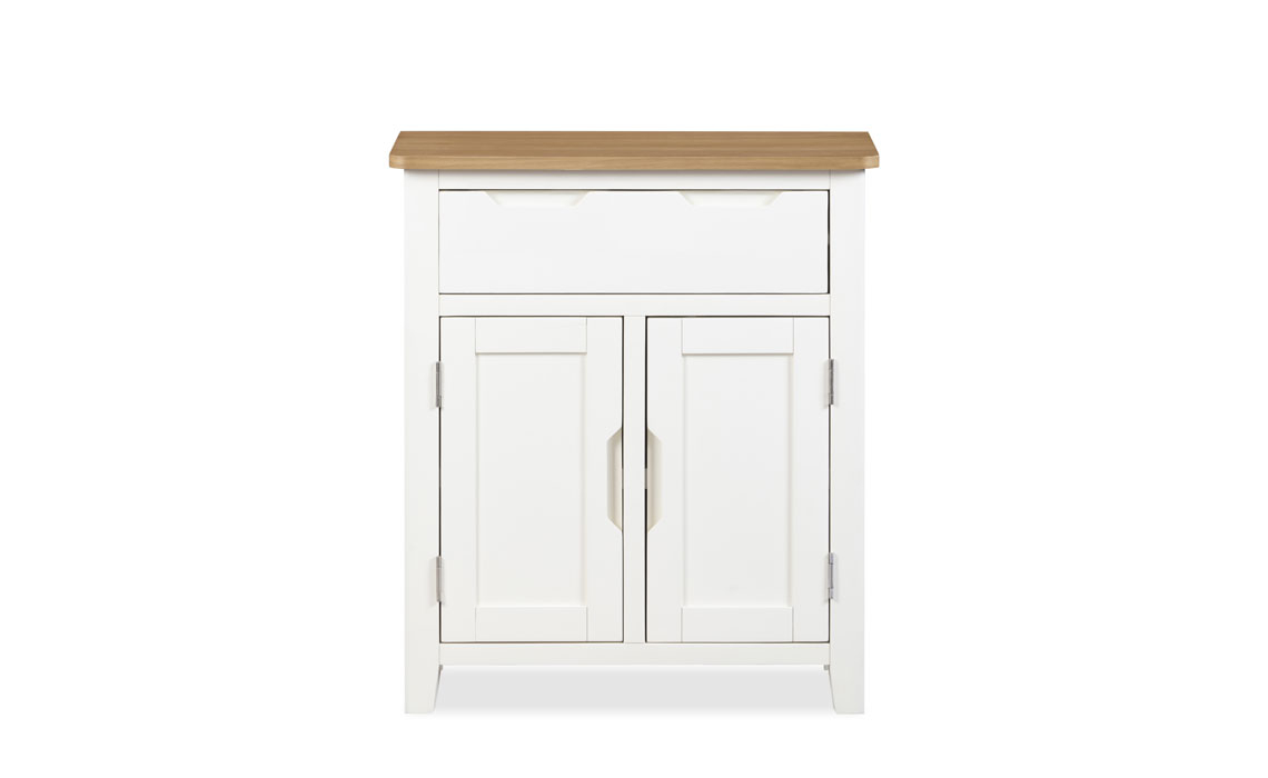 Olsen White Painted Oak Hall Cabinet