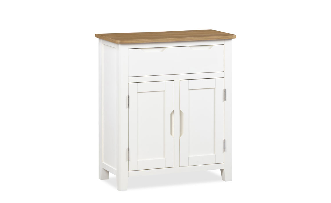 Olsen White Painted Oak Hall Cabinet