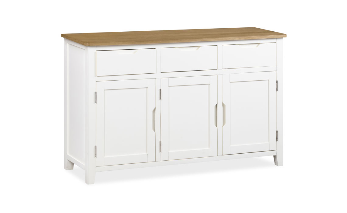 Olsen White Painted Oak Large Sideboard