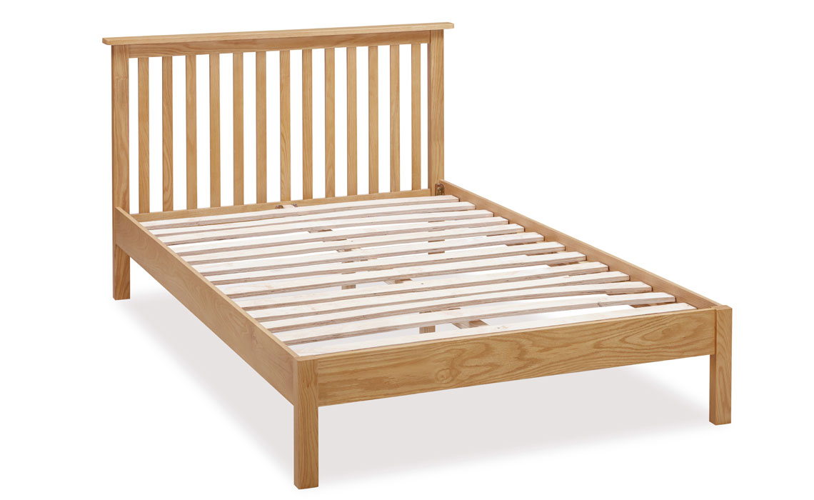 Olsen Natural Oak 4ft6 Double Slatted Bed Frame