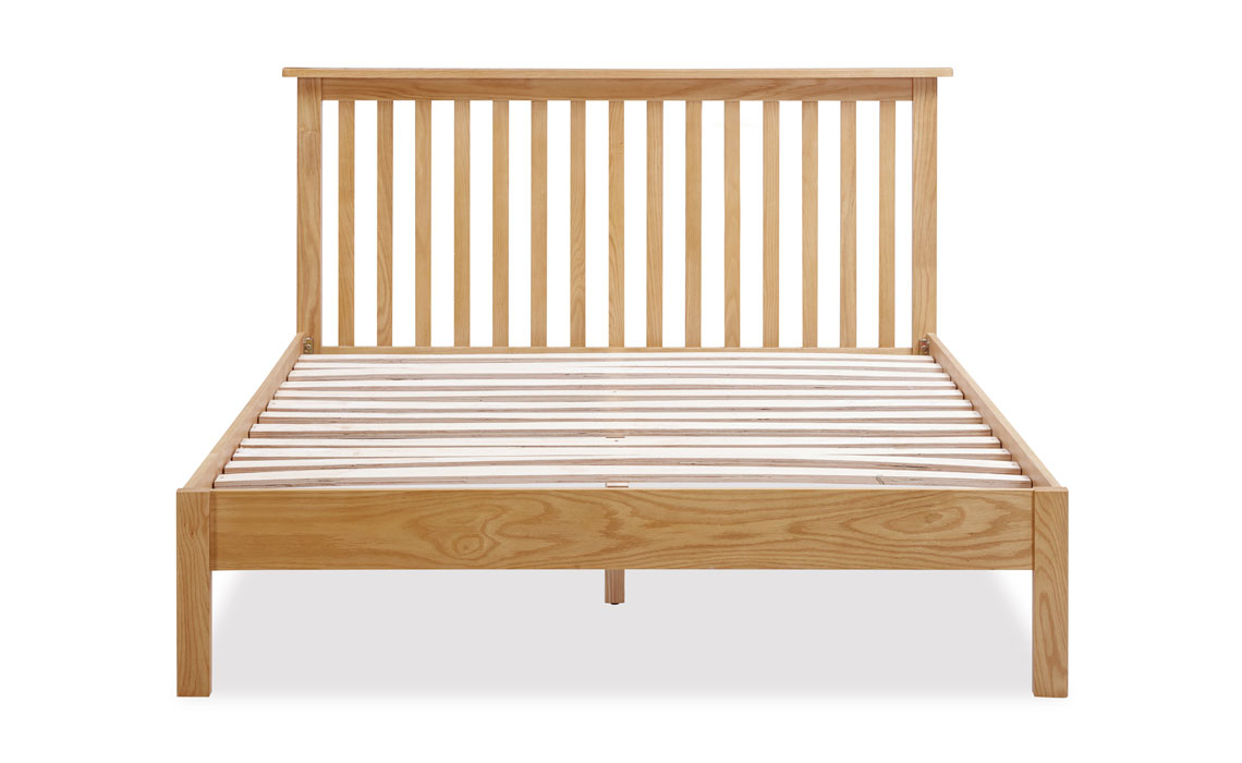 Olsen Natural Oak 4ft6 Double Slatted Bed Frame