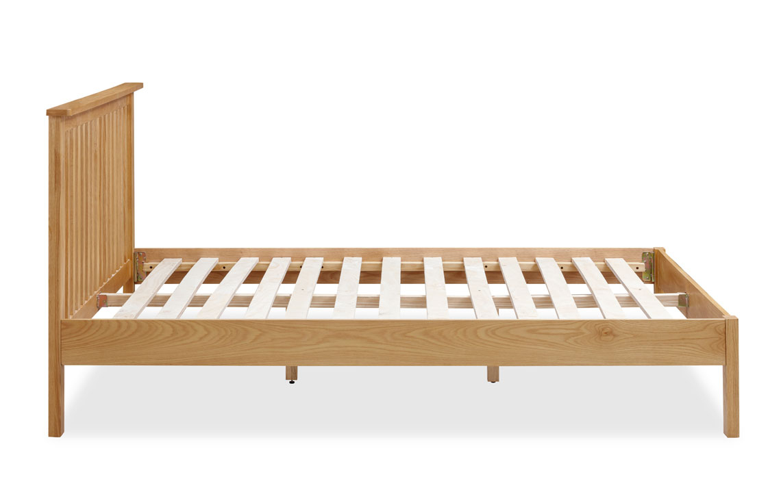 Olsen Natural Oak 5ft King Size Slatted Bed Frame